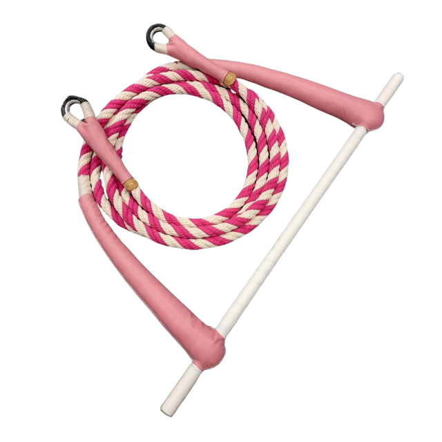 Trapeze Duo Bar – Twisted Rope 2-Tone Flow Aerial equipmentTrapeze Duo Bar – Twisted Rope 2-Tone | Flow Aerial Equipment | aerial hoop, aerial straps, aerial rope, trapeze, aerial pole , aerial equipment , thailand / circus gear