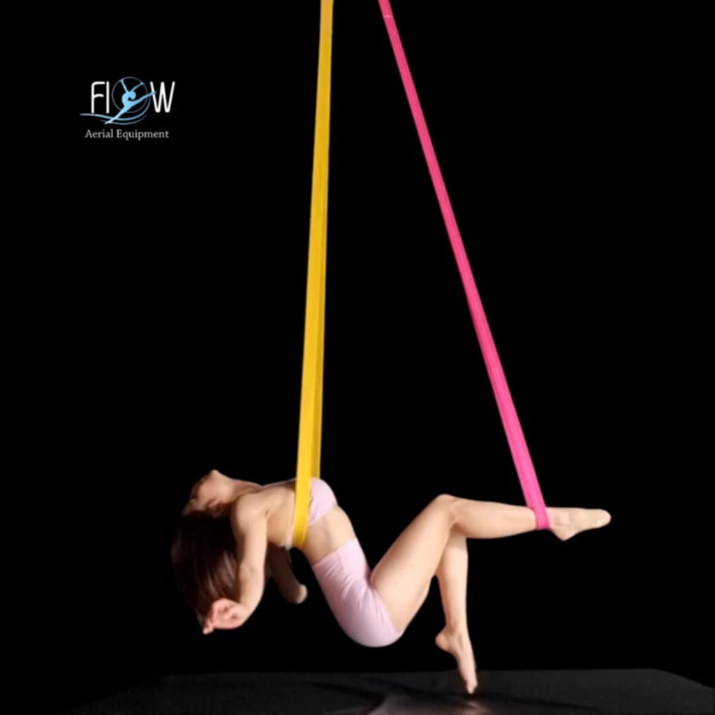 Aerial Loop Straps | PRO Cotton Smooth Edition – Two-Tone Flow Aerial equipmentAerial Loop Straps | PRO Cotton Smooth Edition – Two-Tone | Flow Aerial Equipment | aerial hoop, aerial straps, aerial rope, trapeze, aerial pole , aerial equipment , thailand / circus gear
